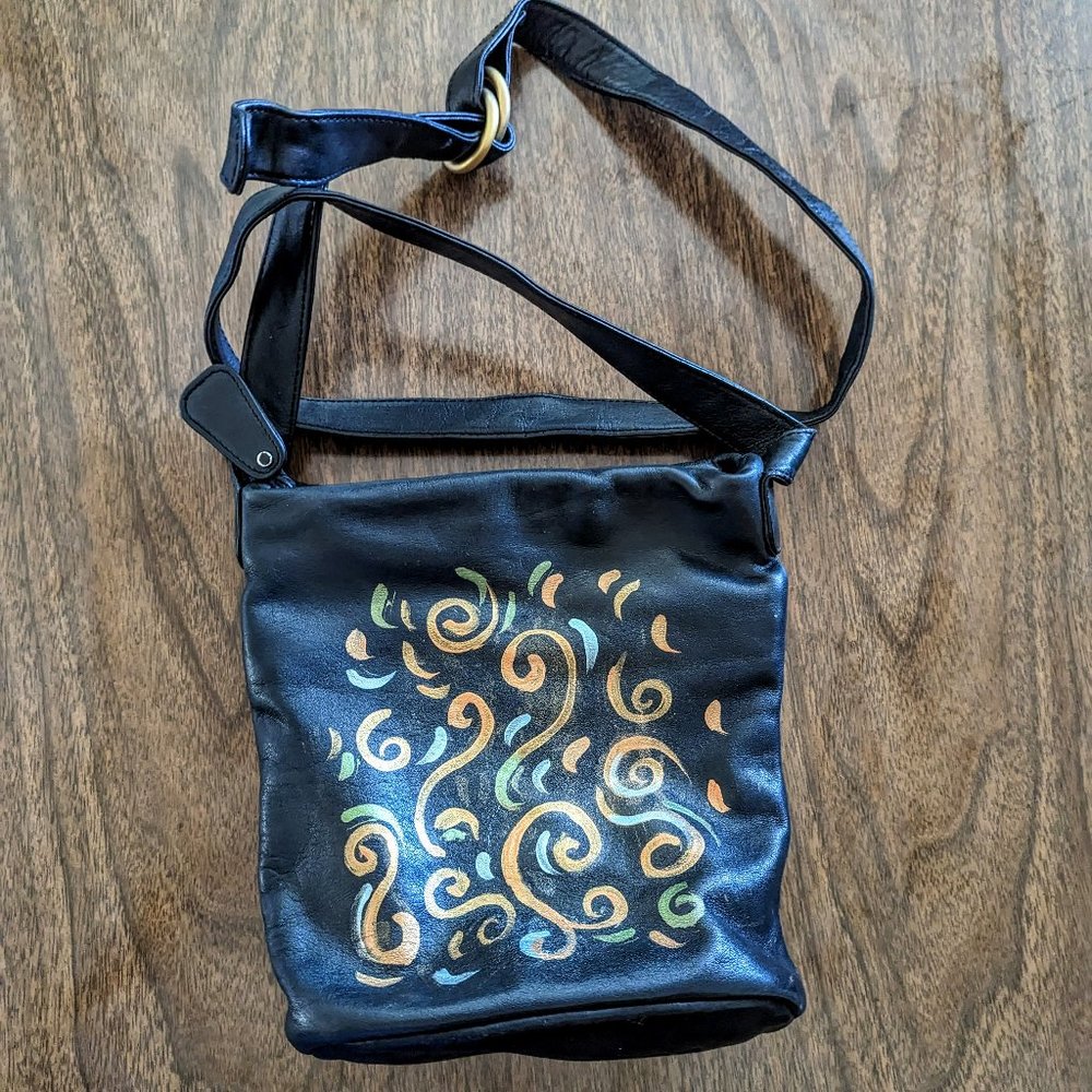 Americana by Sharif crossbody leather bag